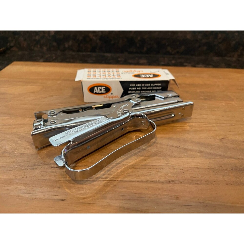 Ace Clipper 702 Stapling Pliers,
